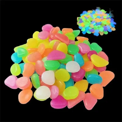 Colourful Radium Luminous Stones 100 Pc